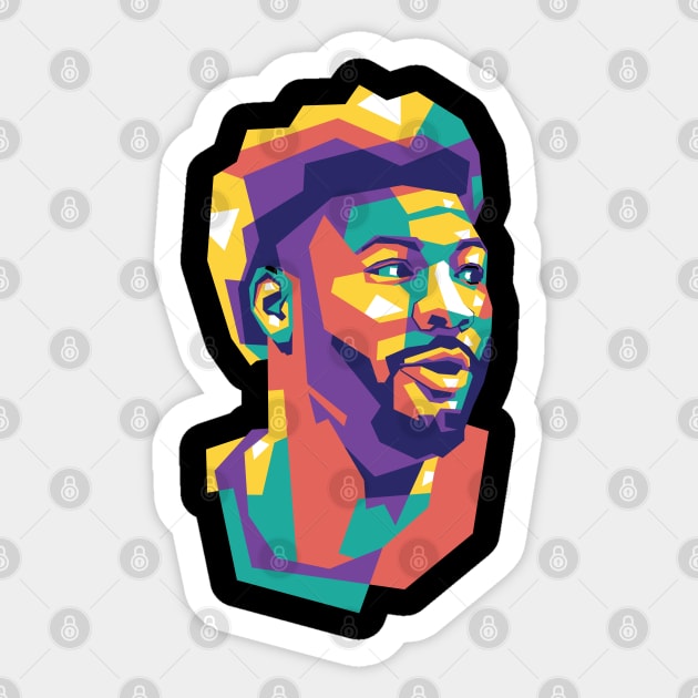 Marcus Smart wpap limit collor #3 Sticker by ACH PAINT